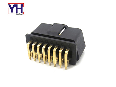 Montaje tipo estándar J1962 OBDII adaptador macho sin PCB y Software