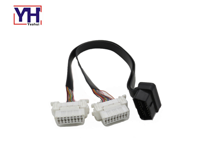 YH1010 OBD 16P Female Assembly With White Core