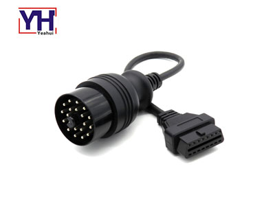 YH1003-1 a YH2002-1 conector OBD 16 pines hembra a conector BMW 20 pines macho obd cable