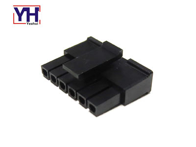 molex 3.0mm الملعب صف واحد الإسكان 6 دبوس موصل 43645-0600