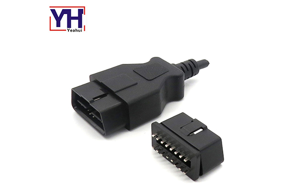 Details about   Full Pin DIY OBD2 Cable 16Pin Male Port Dual 16-Pin Female OBDII J1962 Wire Hard 