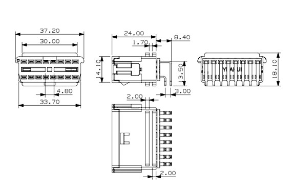 obd2 90 degree adapter