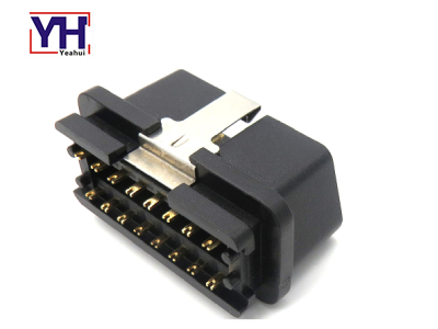 YH1033 12V nuevo OBDII macho impermeable conector de coche POCAN material