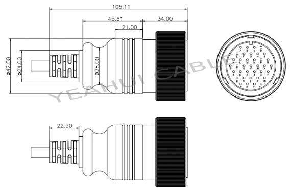 MAN-37 Male Connector