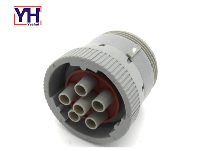 YH6005 J1708 receptacle Heavy Duty Deutsch 6P Socket For Diesel Engine