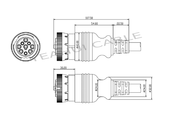 9pin Deutsch plug