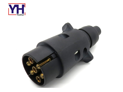 YH6103-2 Trailer Connector 7pins of 12V plastic plug according to ISO1724