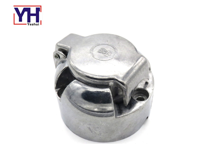 YH6104-1 Trailer Connector Pinout 7Pin 12V Aluminum Normal Socket