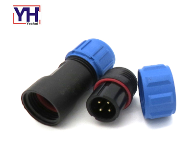 YH7008 4P Plug With Black Core For Marine Electrical System