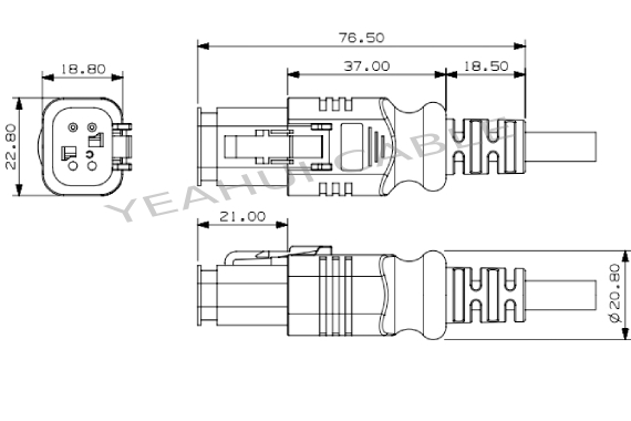 4 pin marine connecto