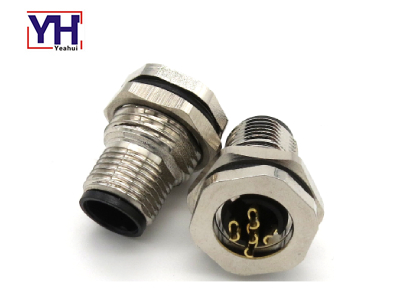 M12AM05713763 M12 Conector macho de 5 pines sin escudo para control de procesos industriales