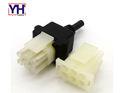 YHTE350715-4 conector marino hembra de 6 pines con núcleo blanco