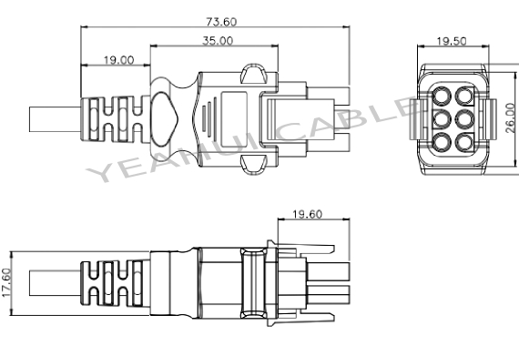 marine wire connector plug