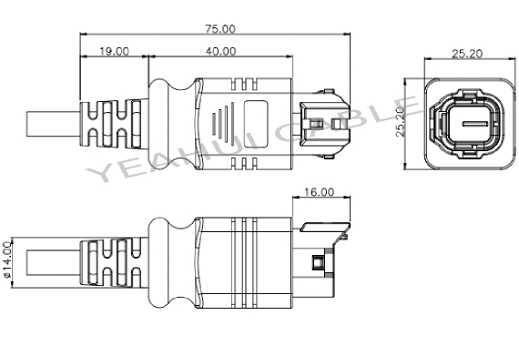 4pin male terminals