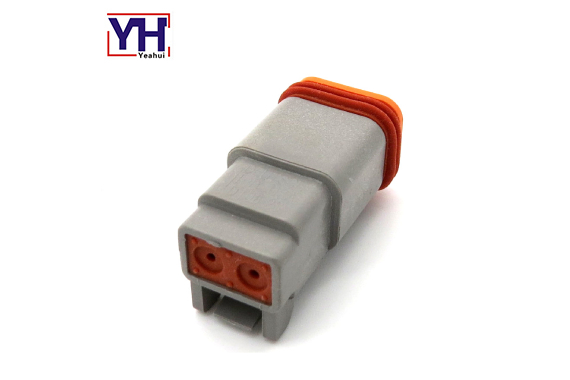 YHDT06-2S Deutsch Conector hembra de 2 pines para maquinaria agrícola