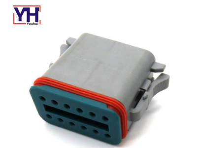 YHDT06-12SA Conector eléctrico de agricultura femenina de 12 pines en el motor