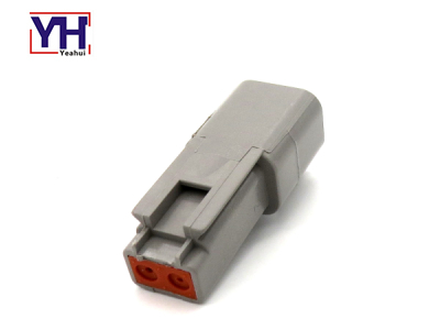 YHDT04-2P Agriculture Deutsch 2pin Male Connector On The Agricultural Machinery