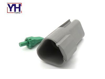 YHDT04-3P Deutsch Conector macho original de 3 pines para equipos agrícolas