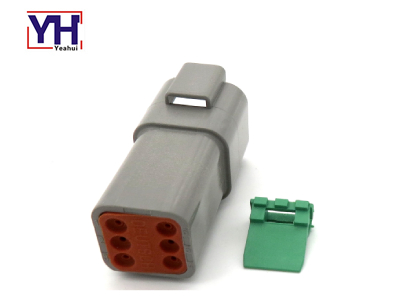 YHDT04-6P 6pin Male Plug Electrical Connector For Medical Agriculture Industry