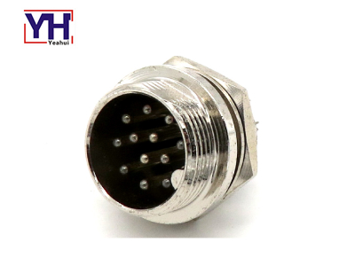 YH9002-1 12Pin Aviation Male Plug For Panel Power