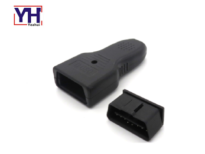 YH1005 Customized J1962 OBD2 16Pin Plastic Enclosure Male Connectors