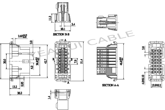 obd2 connector female