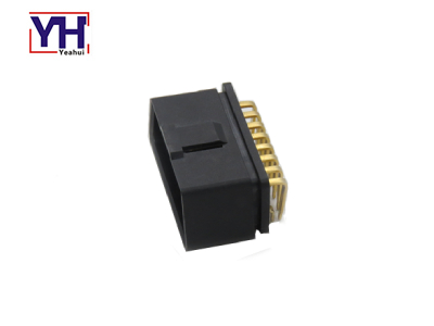 YH1037 24V OBD 16P Stecker mit Pin zur Kerbe