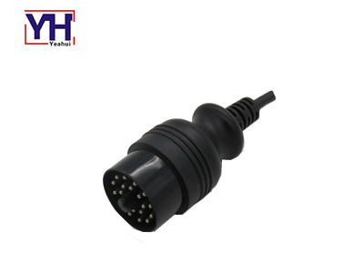 YH2002-1 20pin Diagnostic Connector With Brass Nickel plated Terminal Material