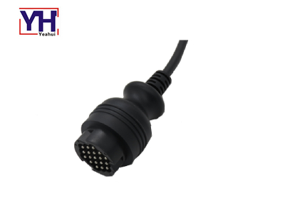 YH2002-2 Conector de diagnóstico macho de 19 pines con moldeo para escáner de diagnóstico de coche