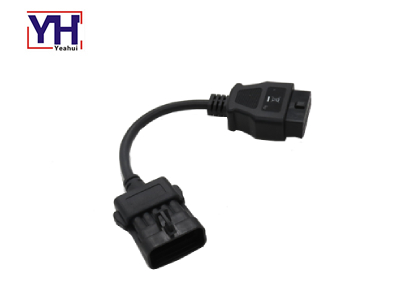 YH2015 Conector de Prueba Macho de 10 pines para Equipos de Reparación Automotriz