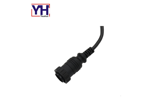 14pin electrical plug with PVC molding type