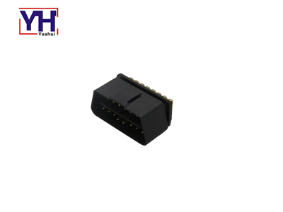 YH1037 12V OBD-16P Male 90 ° With Pin To Notch Connector