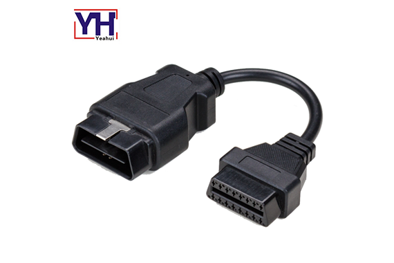 YH1001 TO YH1003-2 OBD 16P Male 12V To OBD 16P Female Wiring Harness  For OBD-CAN Programming Tool