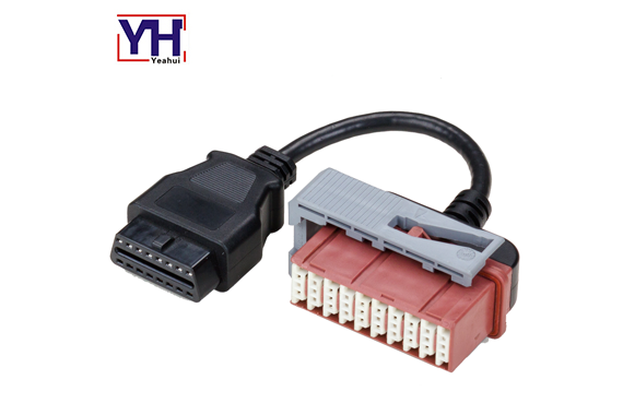 PSA 30pin Female to OBD-16P Female Vehicle Cable