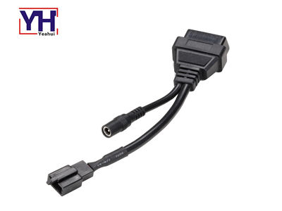 YH2010 to YH1003-1 Assembly type Kia 20pin Male Connector to OBDII 16P Female With PVC