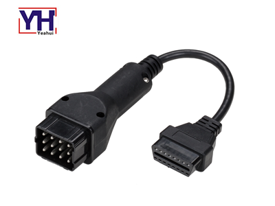 YH2017-2 to YH1003-1 Renault Male Cable Connector For Car Diagnostic Tool