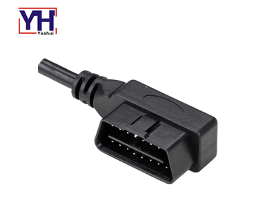 YH1015 para abrir el conector de ángulo recto OBD para equipos electrónicos