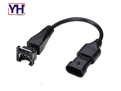 YH2014 TO YH2038 PSA 2p Female to Fiat 3p Male Vehicle Wiring Harness