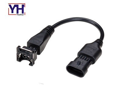 YH2014 A YH2038 PSA 2p hembra a Fiat 3p arnés de cableado de vehículo masculino