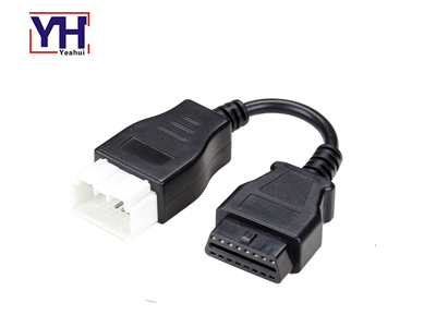 YH8024 & YH5035 to YH1003-1 3pin Male & 5.5*2.1 DC Female to OBDII 16PIN Female connector