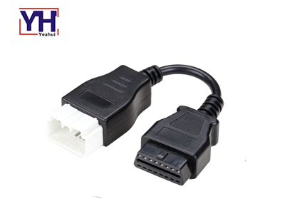 YH8024 y YH5035 a YH1003-1 3pin macho&5.5 * 2.1 DC hembra a OBDII 16PIN conector hembra