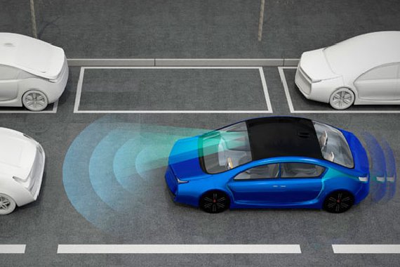 Driverless car drives his industrial chain