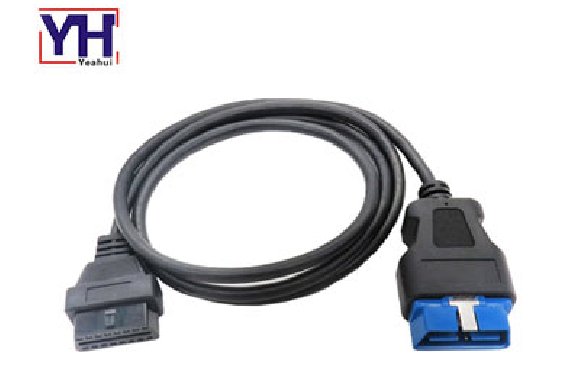 OBDII موصل OBD OBD2 تمديد محول التشخيص كابل