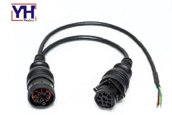 Deutsch HD 9pin macho a HD 9pin arnés de cableado femenino