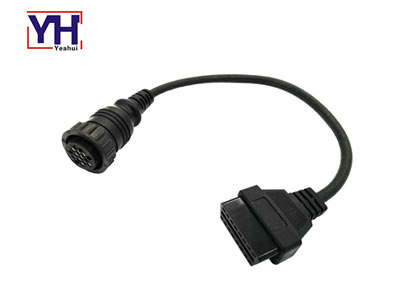 obd 16 pin hembra a AMP 182642-1 cpc 16 pin cable de camión hembra