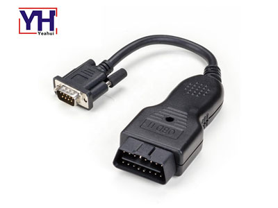 YH1004 zu YHDB-9P obd 16-polig stecker zu db 9 pin männlich auto diagnosekabel