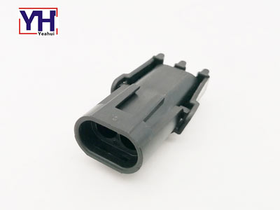 Delphi connector 12010973 Delphi 2pin black male electrical Connector