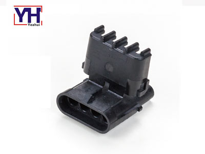 Delphi original connector 12010974 Delphi 4 pin black male electrical Connector