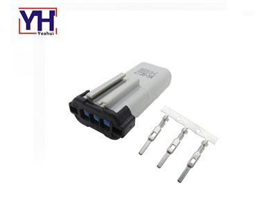 Conector original Delphi 54200313 APEX Conector eléctrico macho gris de 3 pines