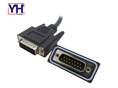 Computer and Printer systems connector D-SUB connector 15 pin male